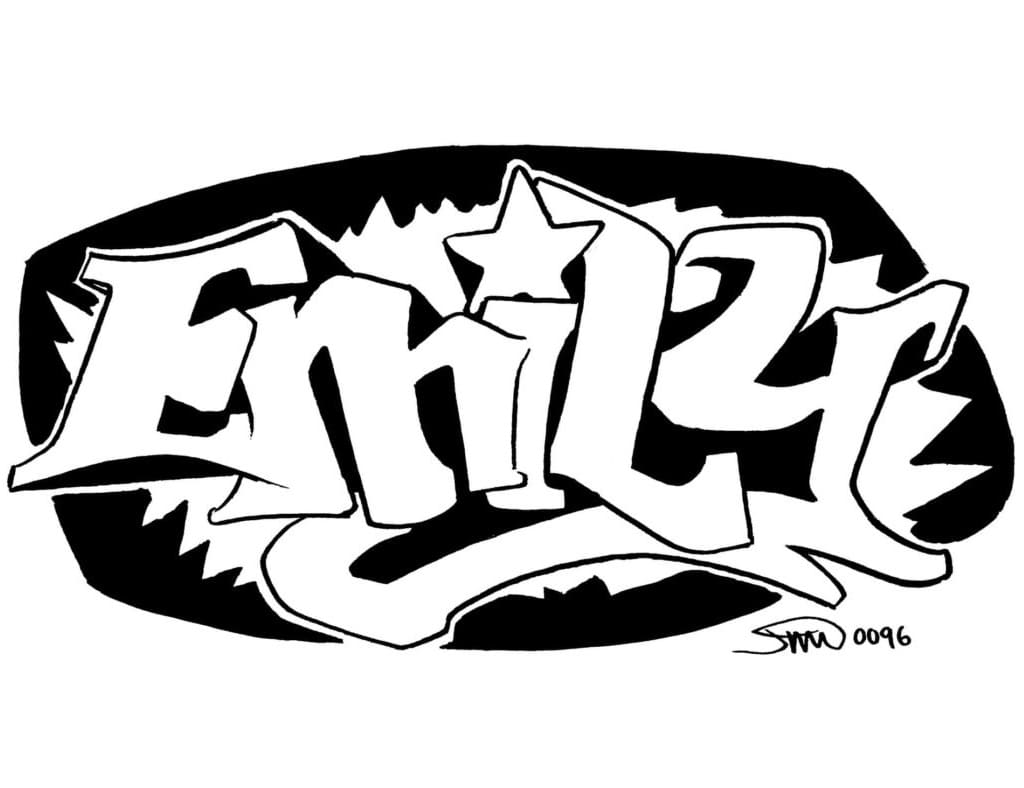 Free printable Graffiti coloring page #192186 from Others collection