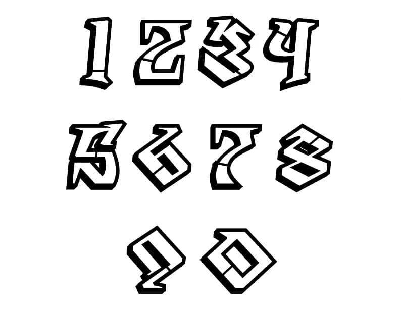 Free printable Graffiti coloring page #192214 from Others collection