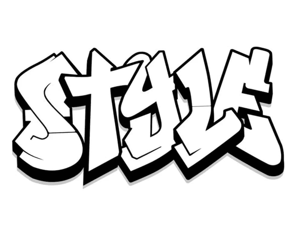 Free printable Graffiti coloring page #192221 from Others collection