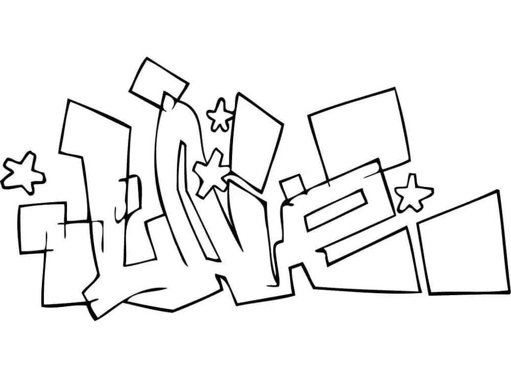 Free printable Graffiti coloring page #192226 from Others collection