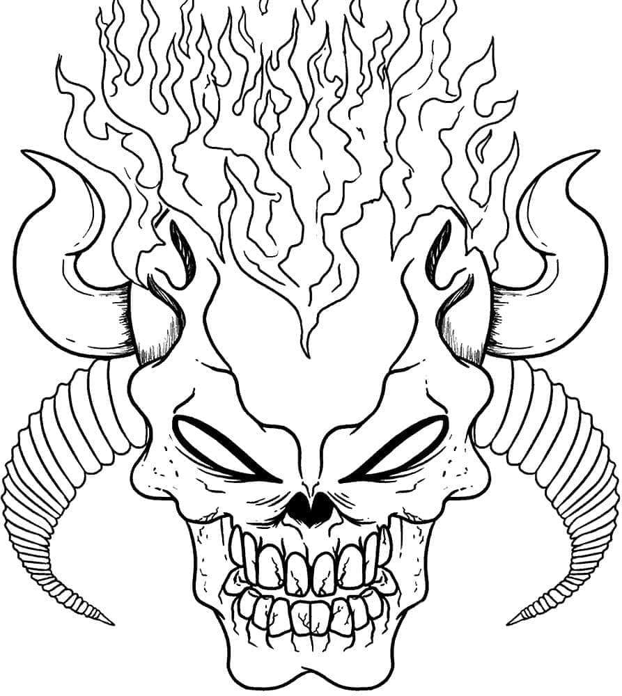 Free printable Horror and Scary coloring page #181151 from Others collection
