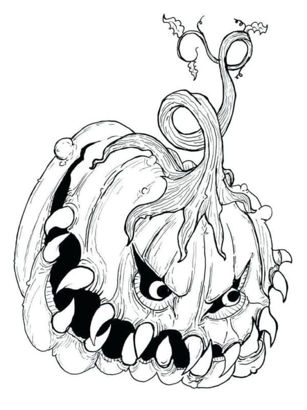 Coloring page: Horror and Scary (Others) #193655 - Free Printable Coloring Pages