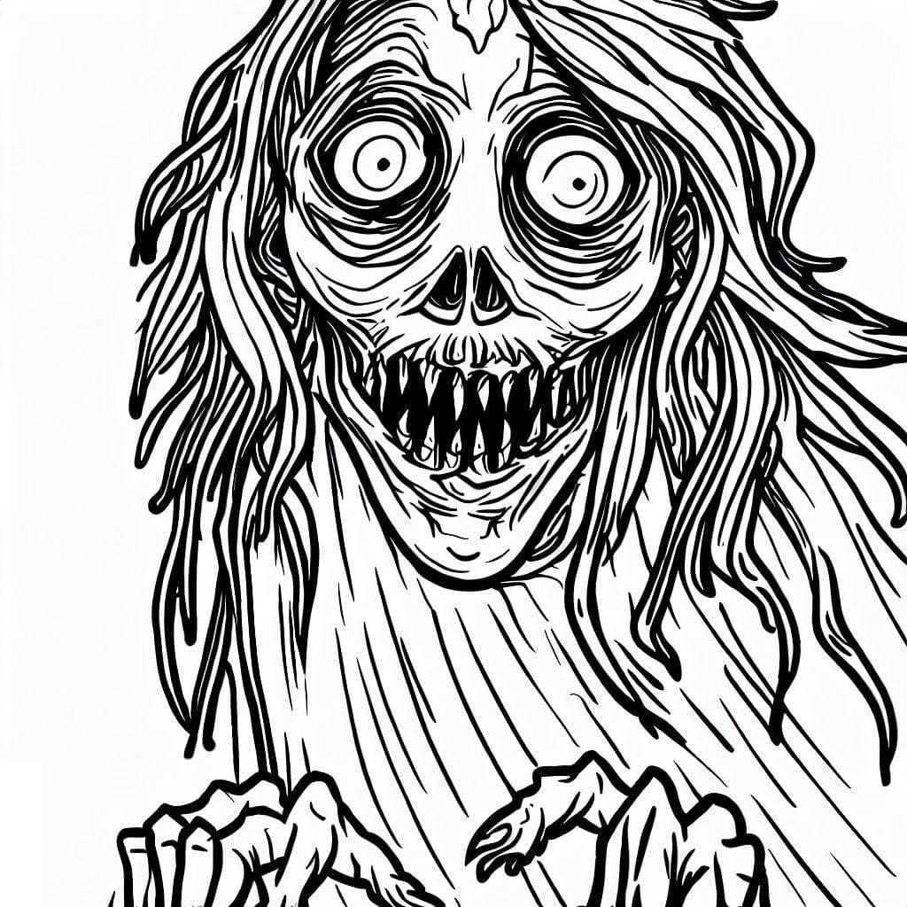 Free printable Horror and Scary coloring page #193661 from Others collection