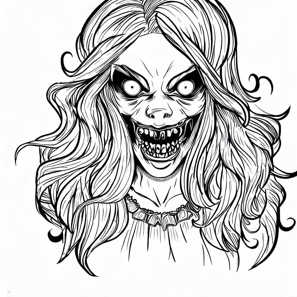 Free printable Horror and Scary coloring page #193664 from Others collection