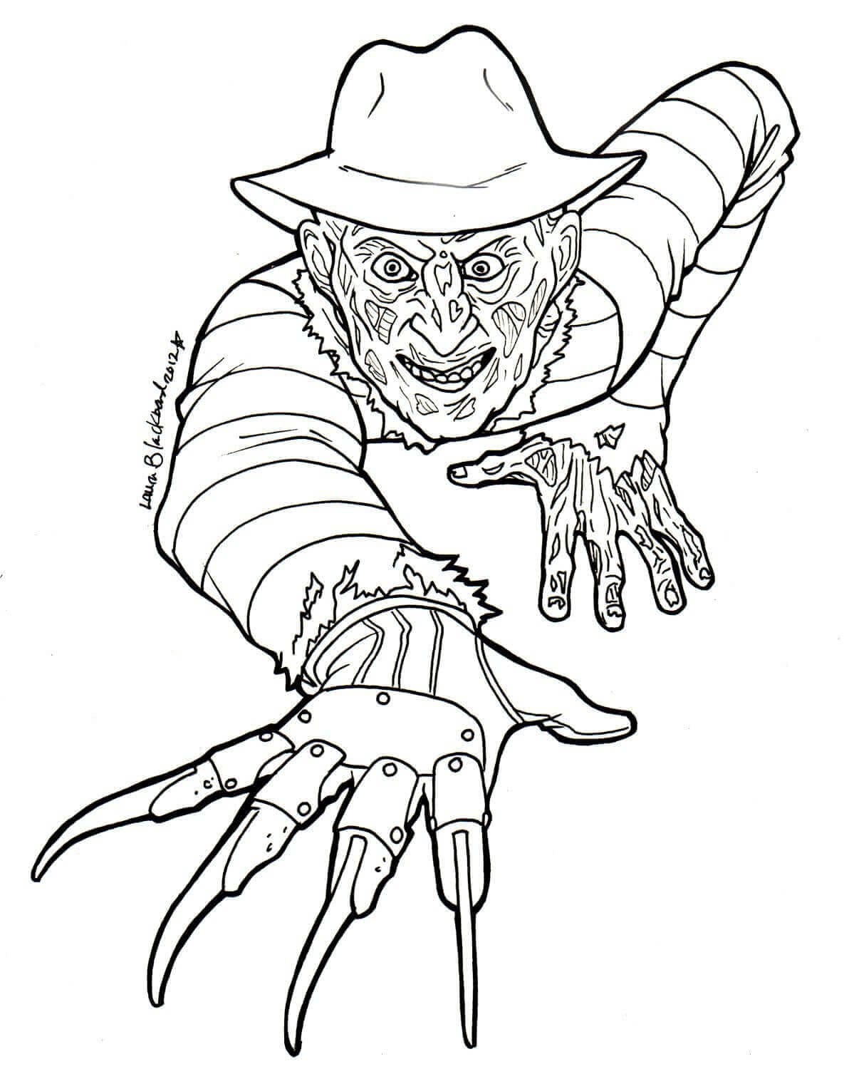 Free printable Horror and Scary coloring page #193669 from Others collection