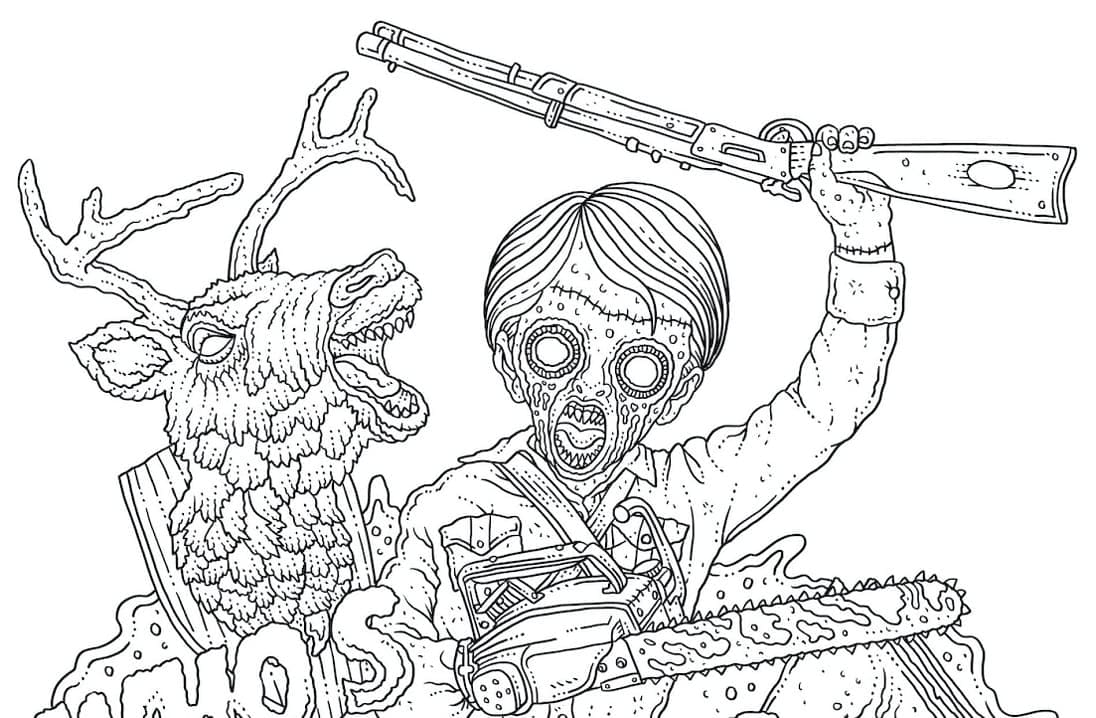 Free printable Horror and Scary coloring page #193670 from Others collection