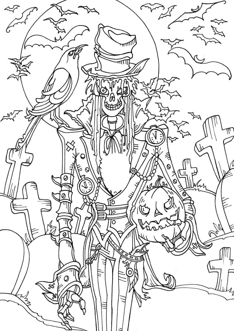 Free printable Horror and Scary coloring page #193683 from Others collection