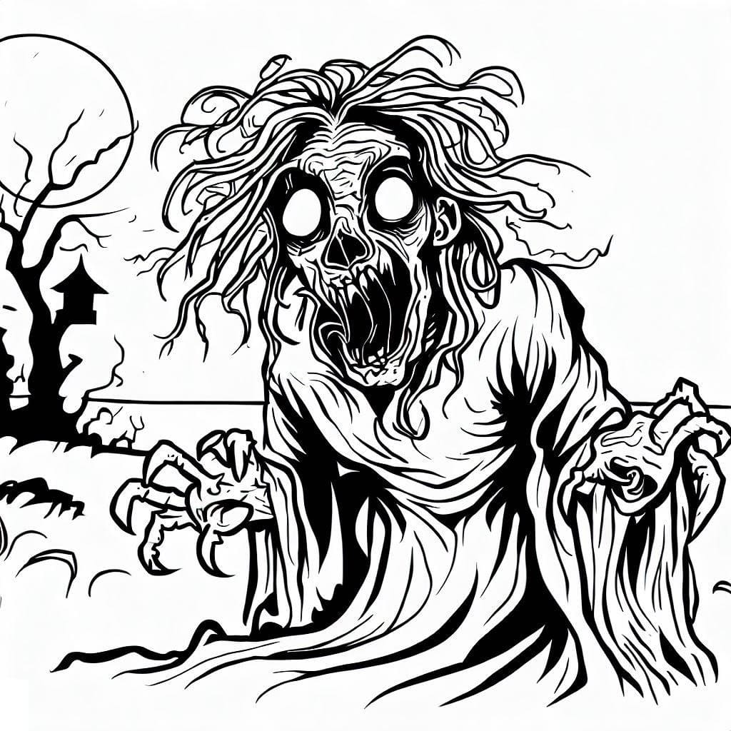 Free printable Horror and Scary coloring page #193692 from Others collection