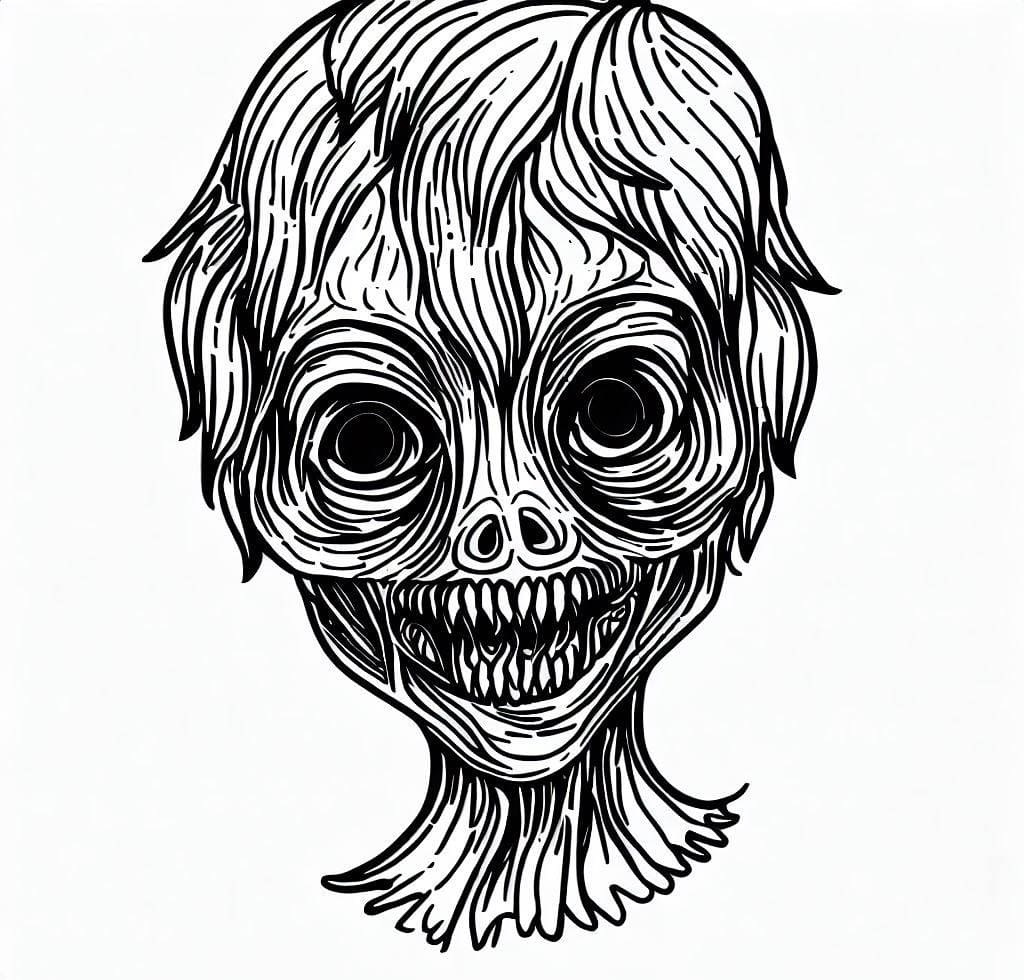 Free printable Horror and Scary coloring page #193695 from Others collection