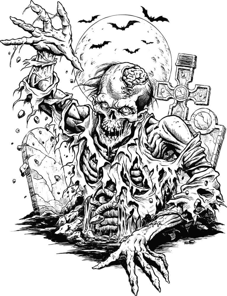 Free printable Horror and Scary coloring page #193698 from Others collection