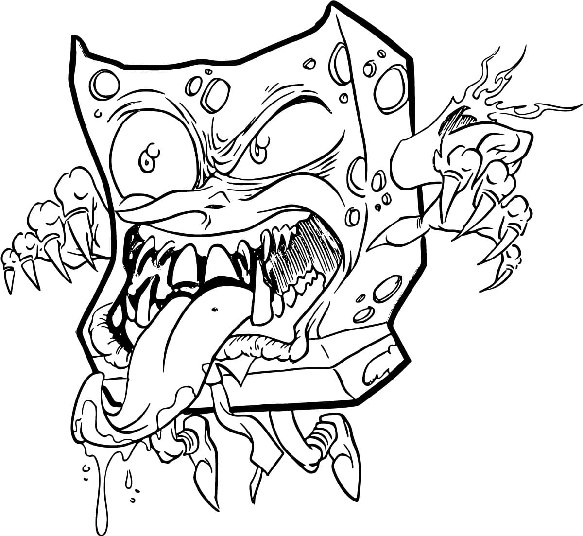 Free printable Horror and Scary coloring page #194052 from Others collection