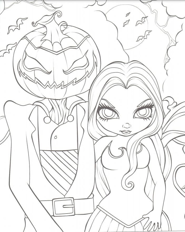 Free printable Horror and Scary coloring page #194058 from Others collection
