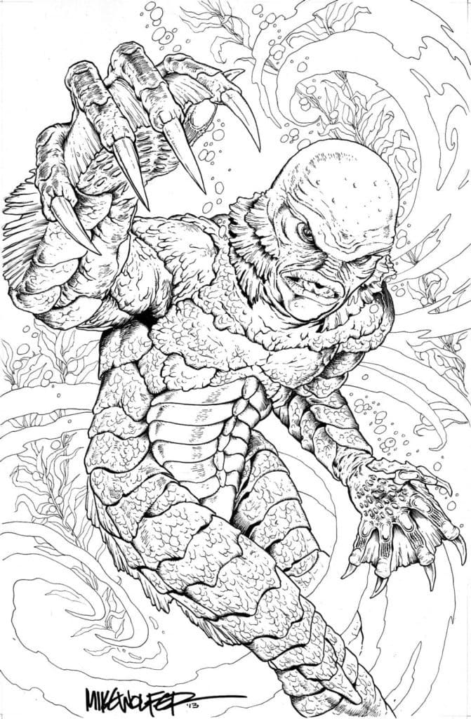 Free printable Horror and Scary coloring page #194071 from Others collection