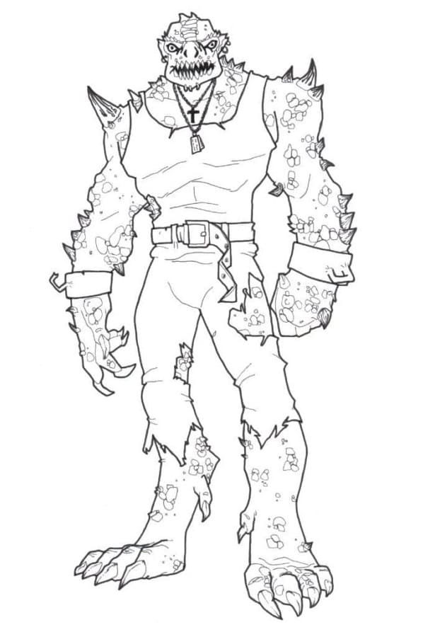 Free printable Horror and Scary coloring page #194072 from Others collection