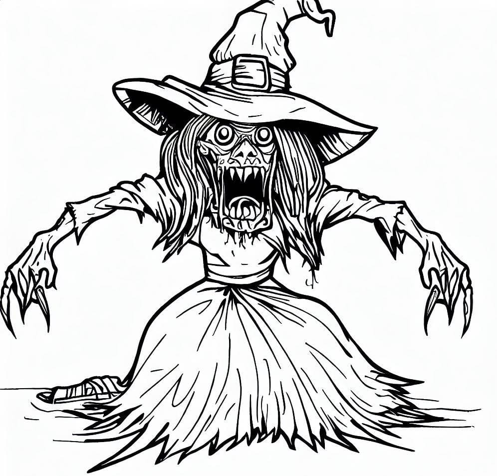 Free printable Horror and Scary coloring page #194076 from Others collection