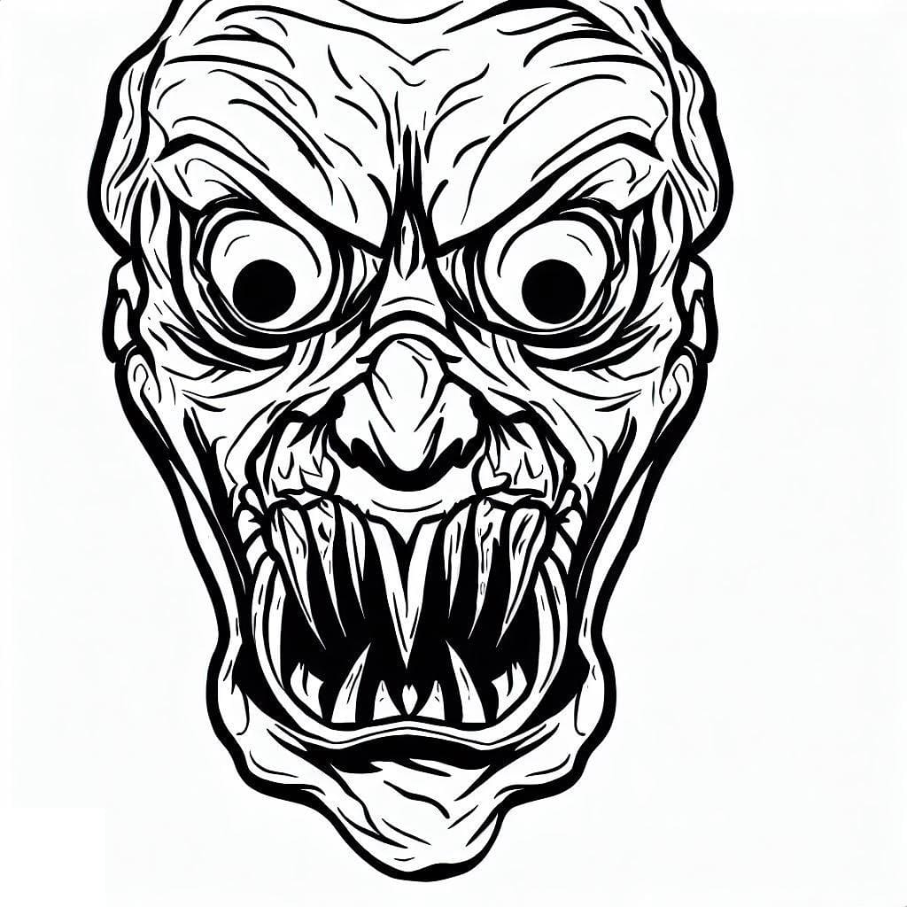Free printable Horror and Scary coloring page #194083 from Others collection