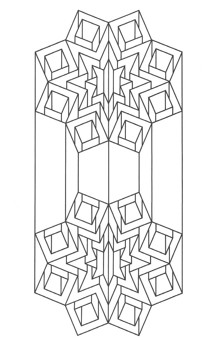 Free printable Optical Illusion coloring page #213935 from Others collection