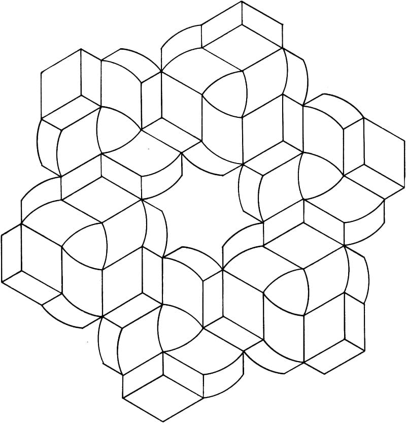Free printable Optical Illusion coloring page #213943 from Others collection