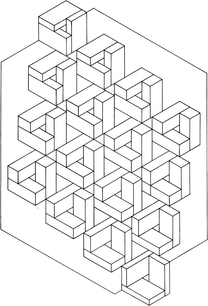 Free printable Optical Illusion coloring page #213953 from Others collection