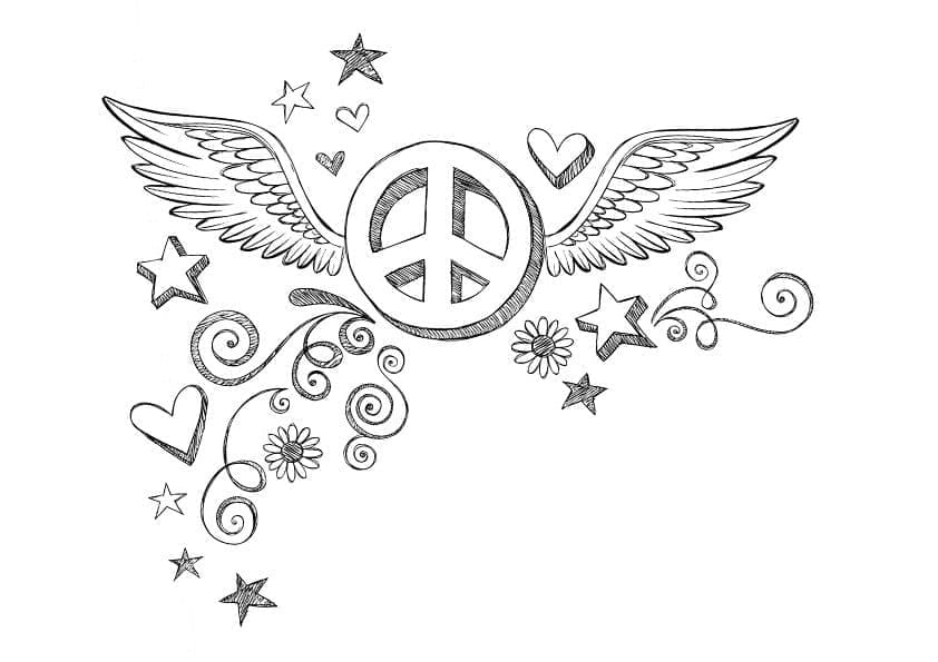 Free printable Peace coloring page #210643 from Others collection