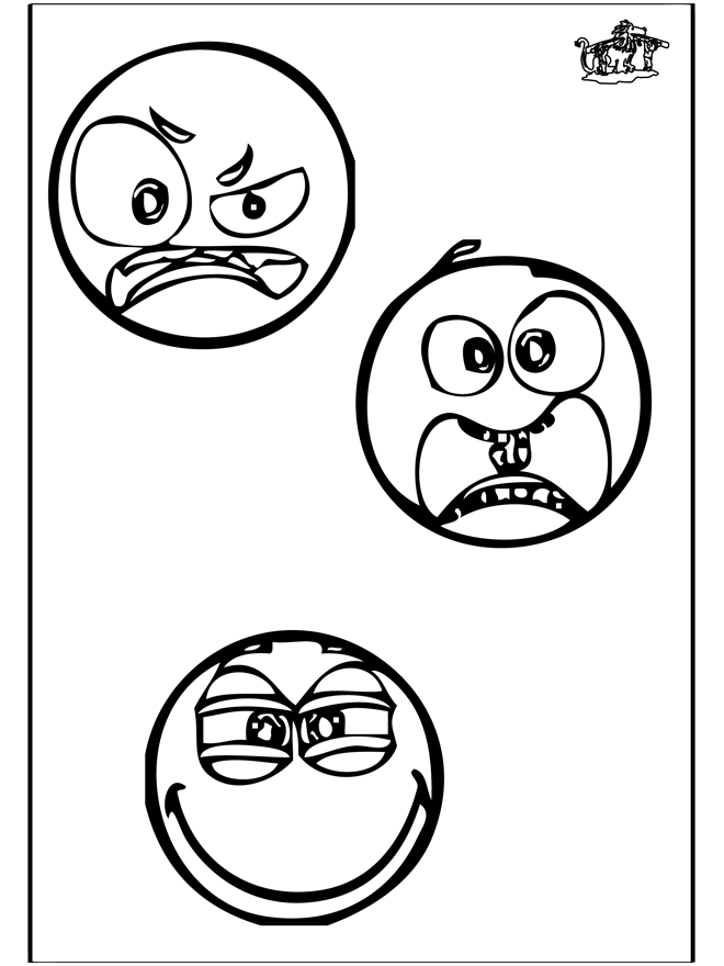 Coloring page: Smiley (Others) #115932 - Free Printable Coloring Pages