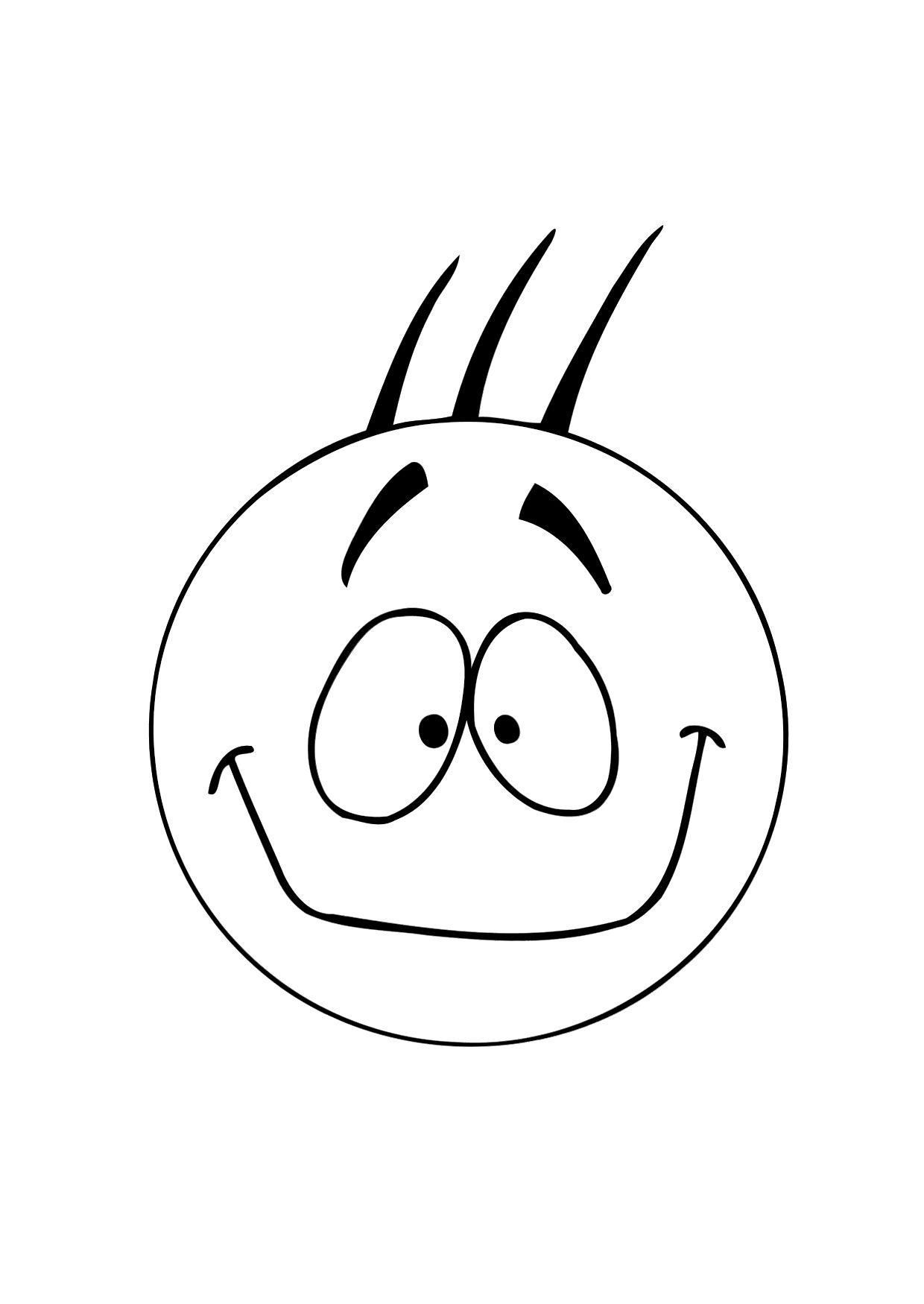 Coloring page: Smiley (Others) #116020 - Printable coloring pages