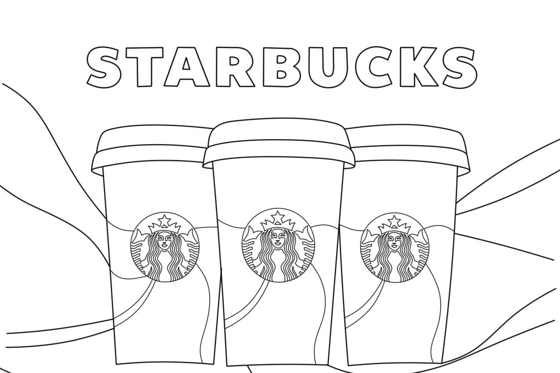 Free printable Starbucks coloring page #213912 from Others collection