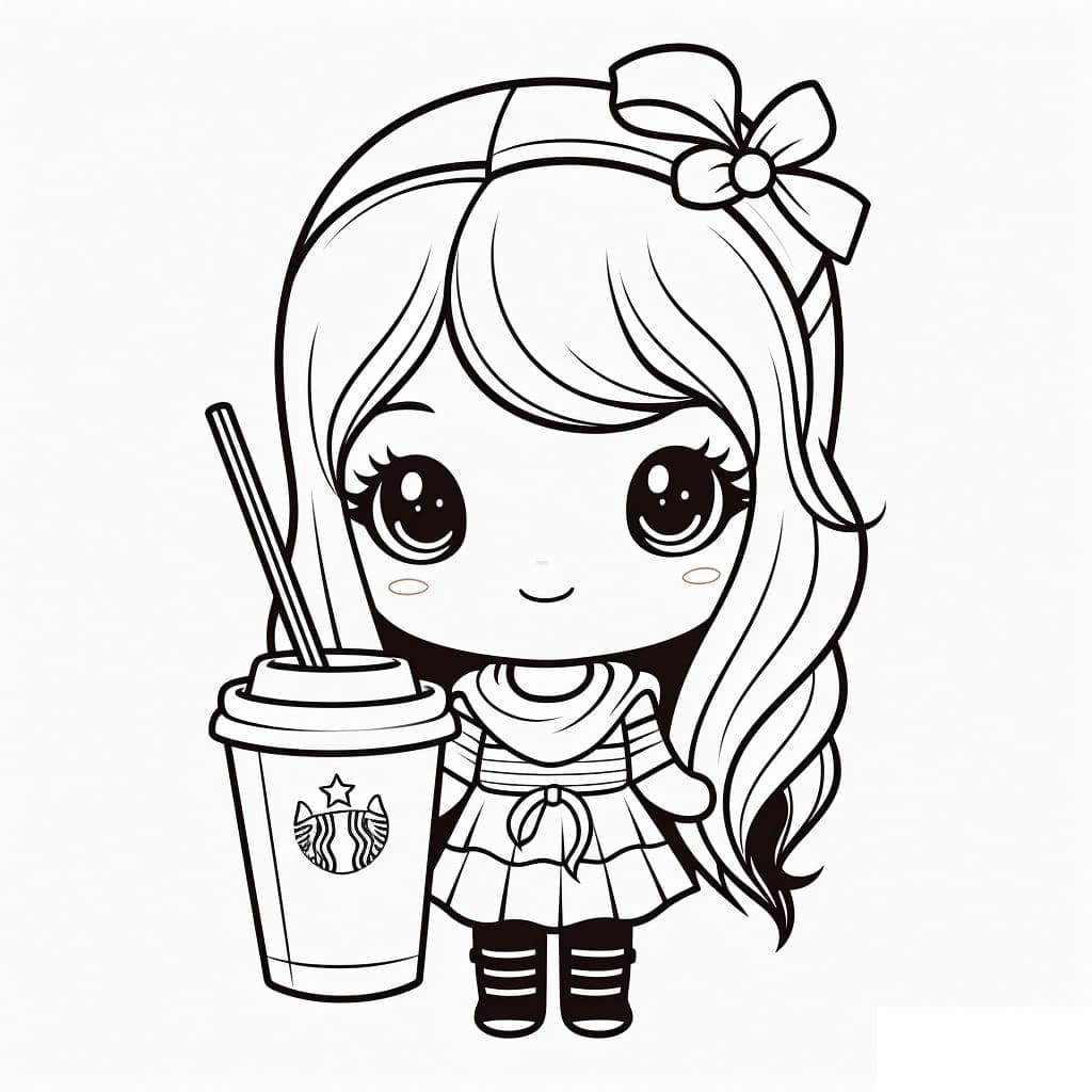 Free printable Starbucks coloring page #213915 from Others collection