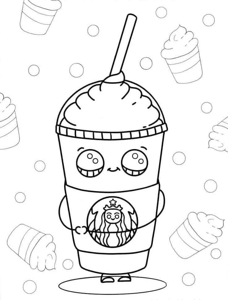 Free printable Starbucks coloring page #213923 from Others collection