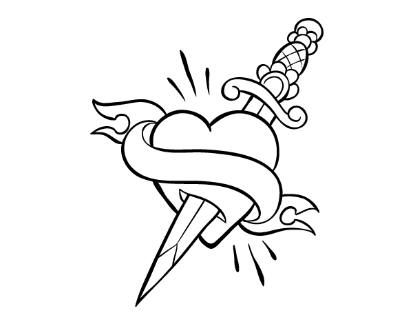 Coloring page: Tattoo (Others) #120949 - Printable coloring pages