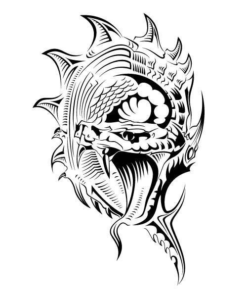 Coloring page: Tattoo (Others) #121097 - Printable coloring pages