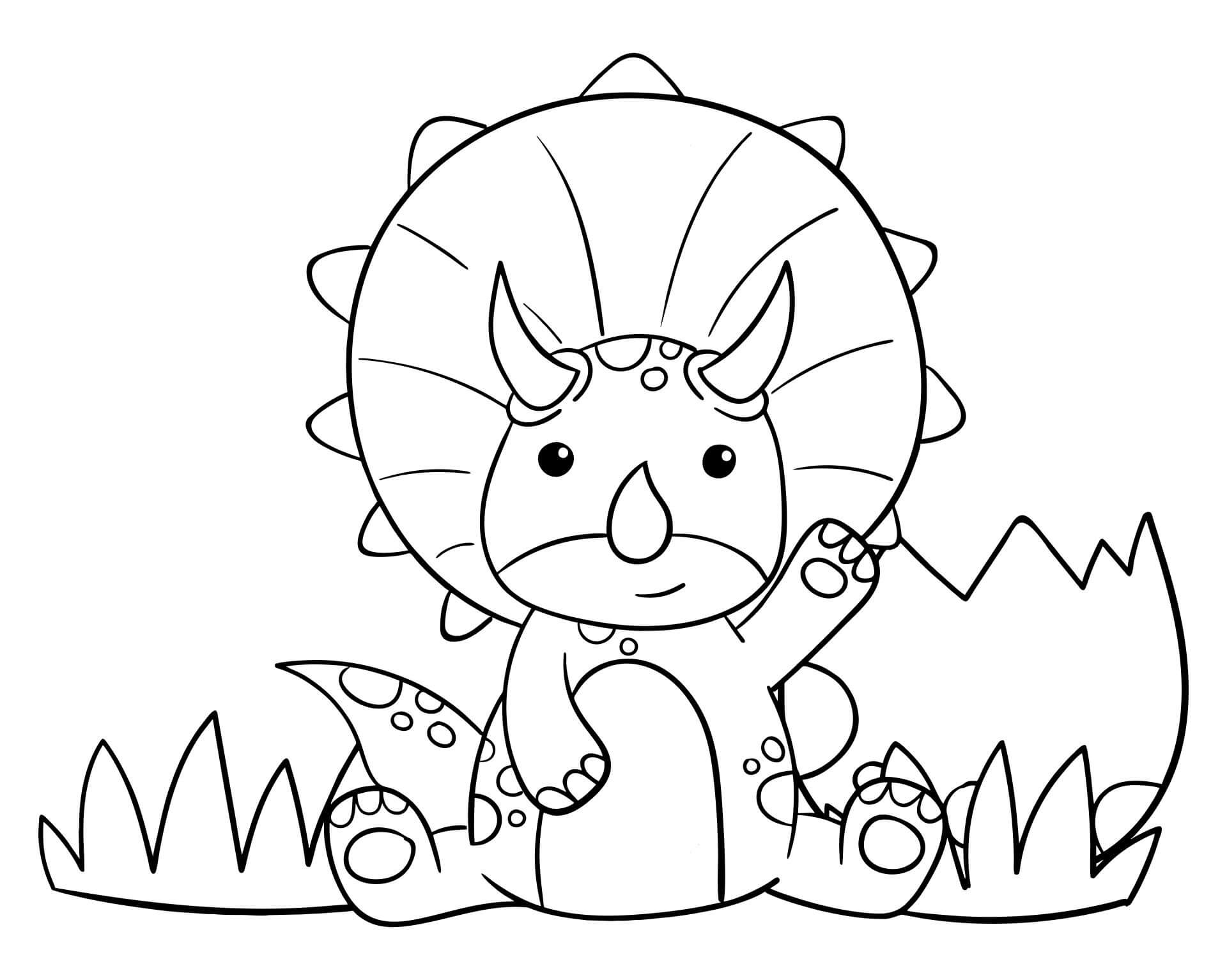 Free printable Dinosaur coloring page #171747 from Prehistoric Animals collection