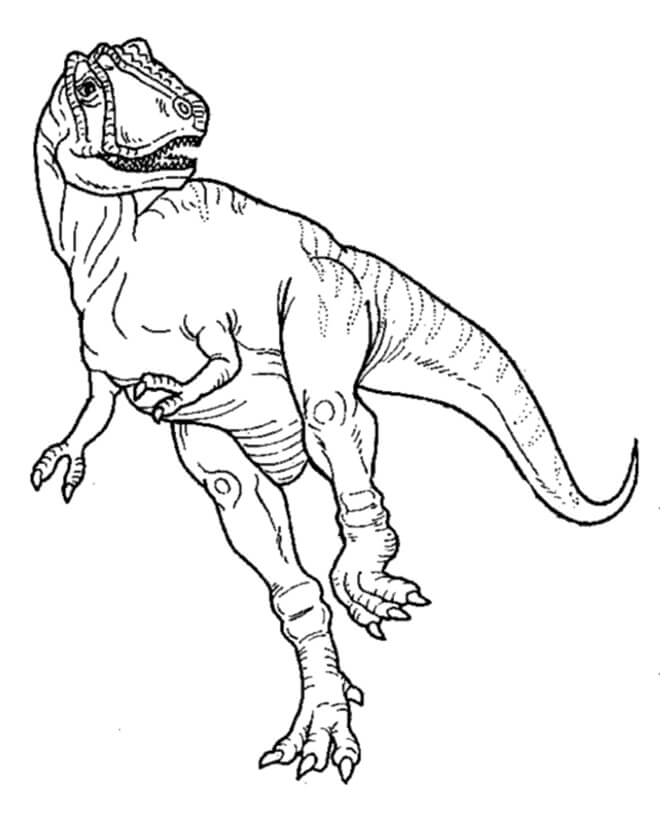 Free printable Dinosaur coloring page #171761 from Prehistoric Animals collection