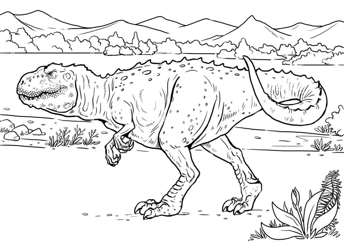 Free printable Dinosaur coloring page #171779 from Prehistoric Animals collection Free printable Dinosaur coloring page #171779 from Prehistoric Animals collection