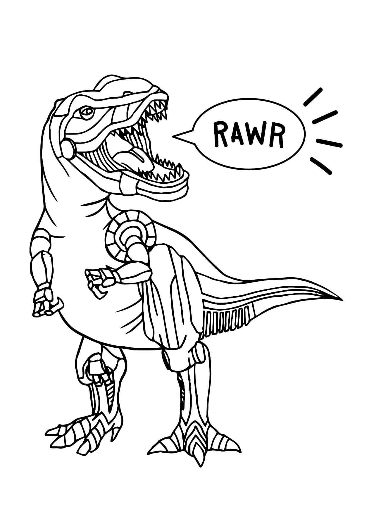 Free printable Dinosaur coloring page #171788 from Prehistoric Animals collection Free printable Dinosaur coloring page #171788 from Prehistoric Animals collection