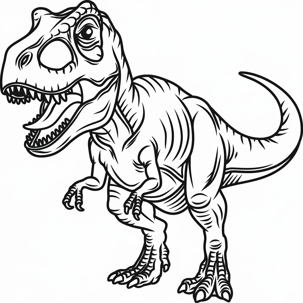 Free printable Dinosaur coloring page #216719 from Prehistoric Animals collection