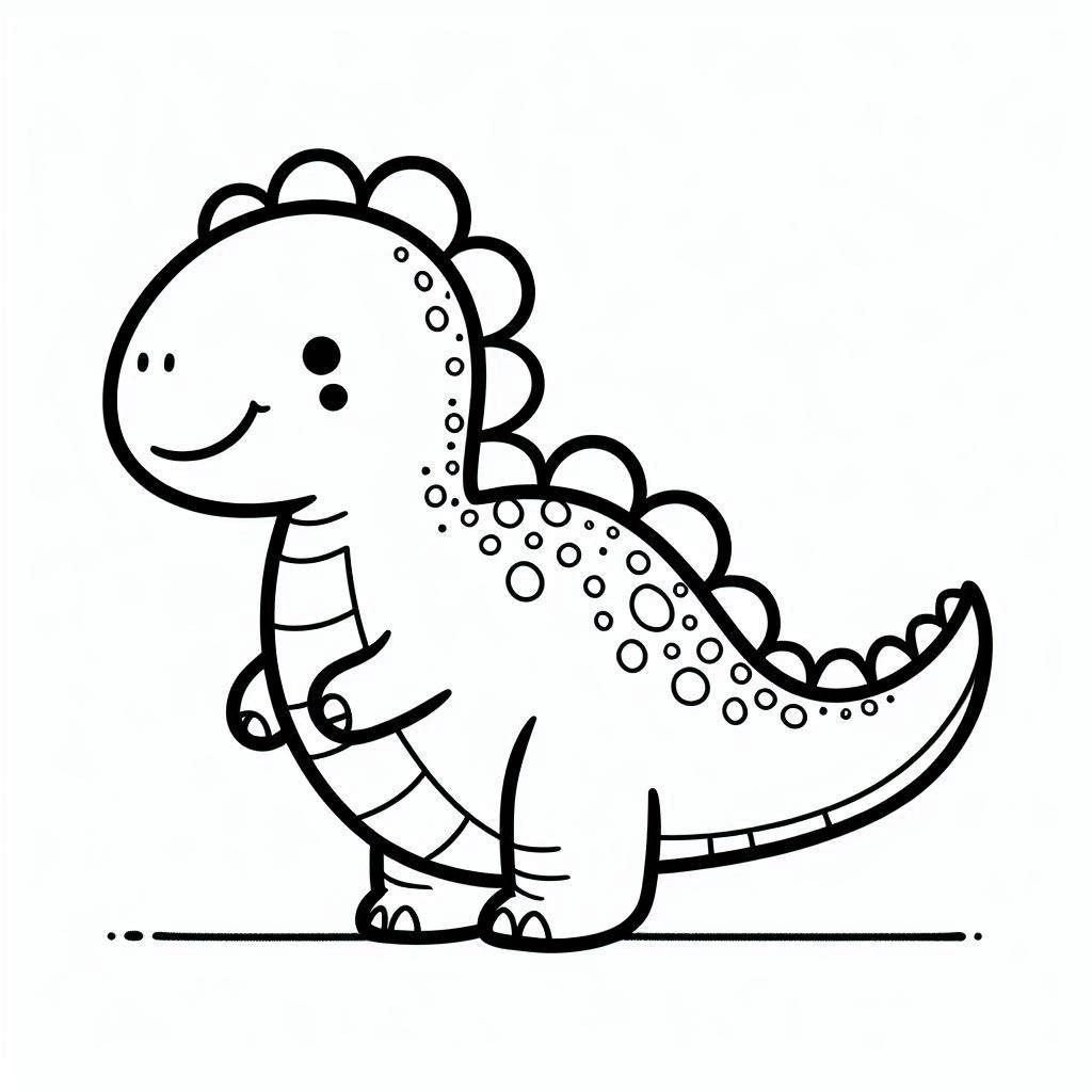Free printable Dinosaur coloring page #216732 from Prehistoric Animals collection Free printable Dinosaur coloring page #216732 from Prehistoric Animals collection