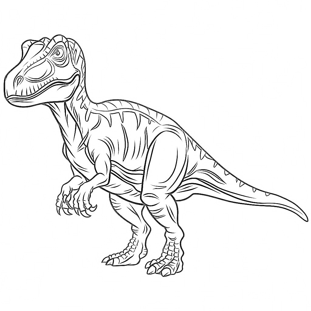Free printable Dinosaur coloring page #216734 from Prehistoric Animals collection Free printable Dinosaur coloring page #216734 from Prehistoric Animals collection