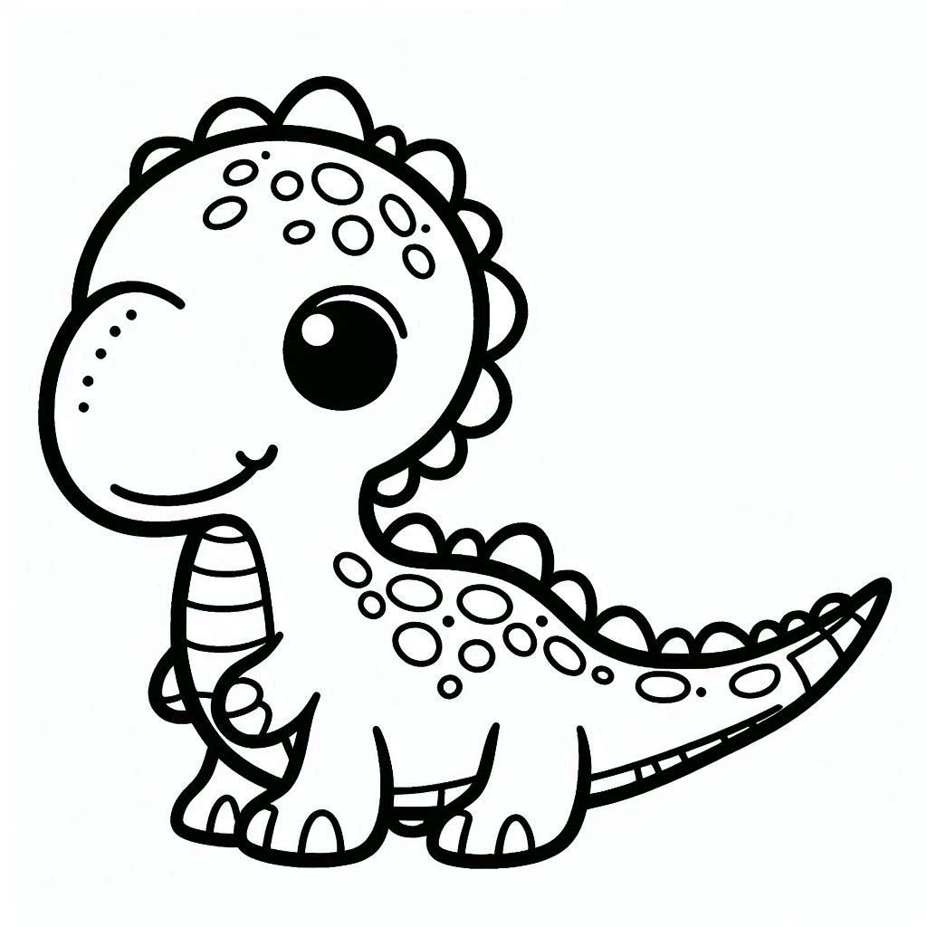 Free printable Dinosaur coloring page #216737 from Prehistoric Animals collection