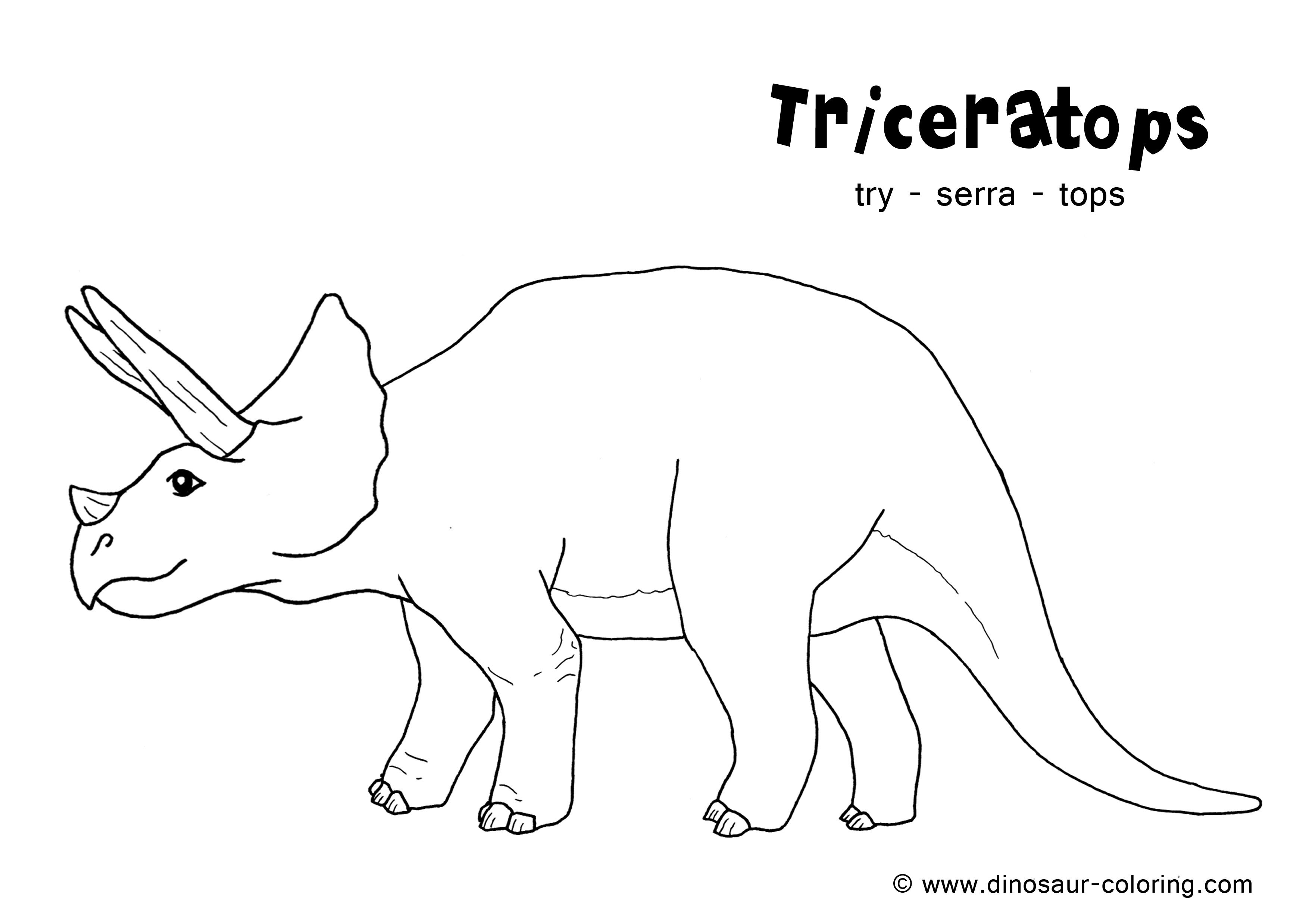 Free printable Dinosaur coloring page #5521 from Prehistoric Animals collection