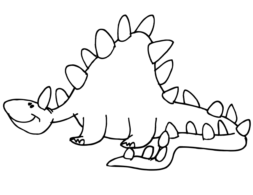 Free printable Dinosaur coloring page #5596 from Prehistoric Animals collection