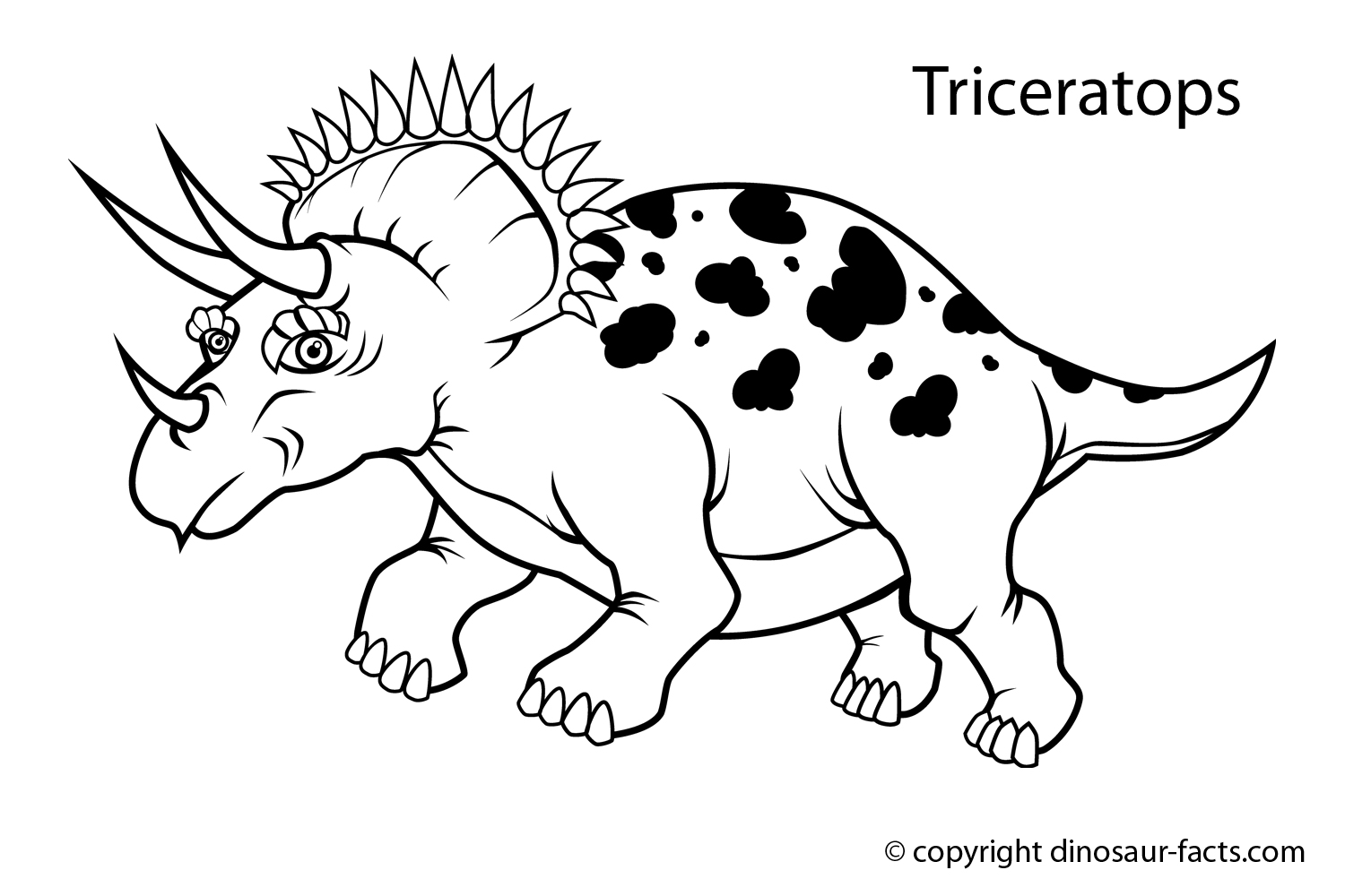 Free printable Dinosaur coloring page #5600 from Prehistoric Animals collection