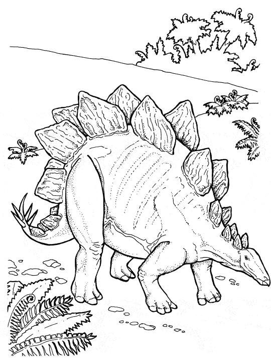 Free printable Dinosaur coloring page #5683 from Prehistoric Animals collection