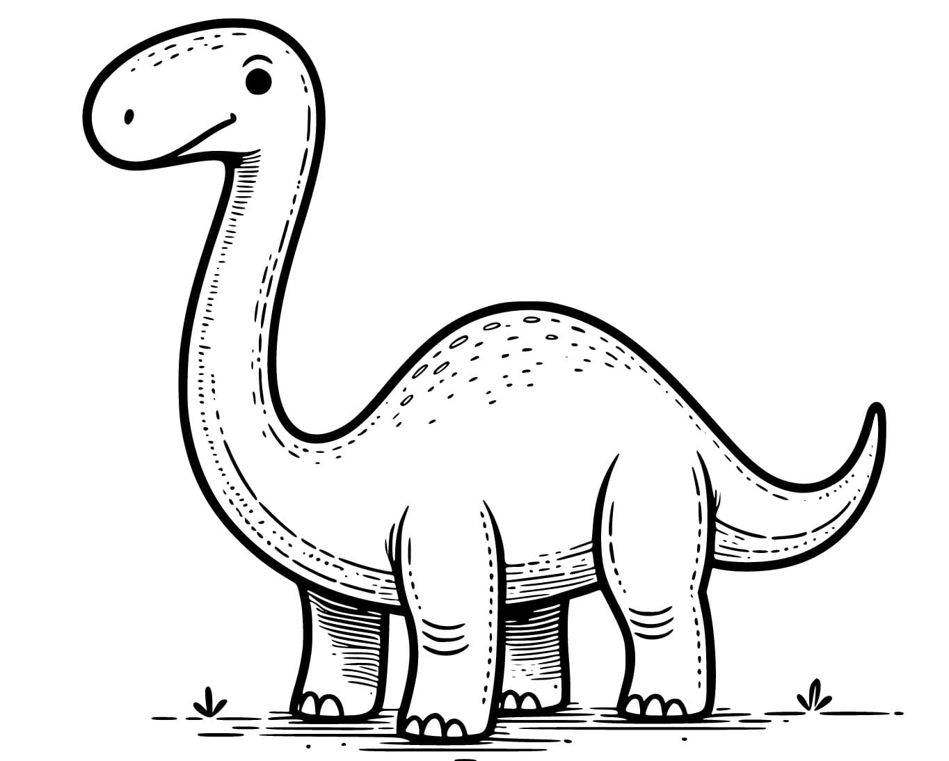 Free printable Diplodocus coloring page #212448 from Prehistoric Animals collection