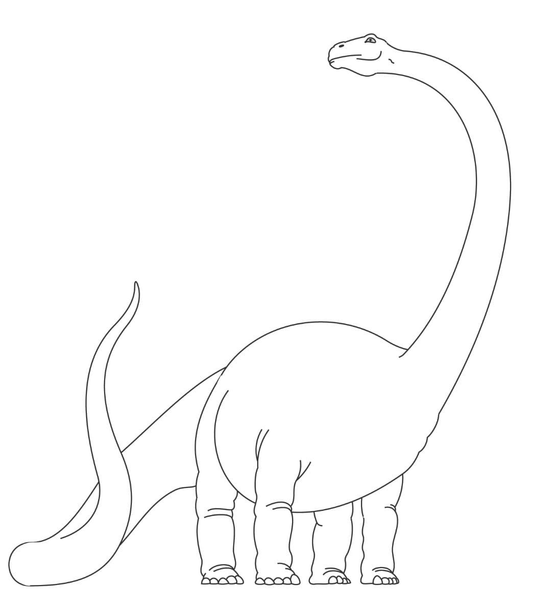 Free printable Diplodocus coloring page #212456 from Prehistoric Animals collection