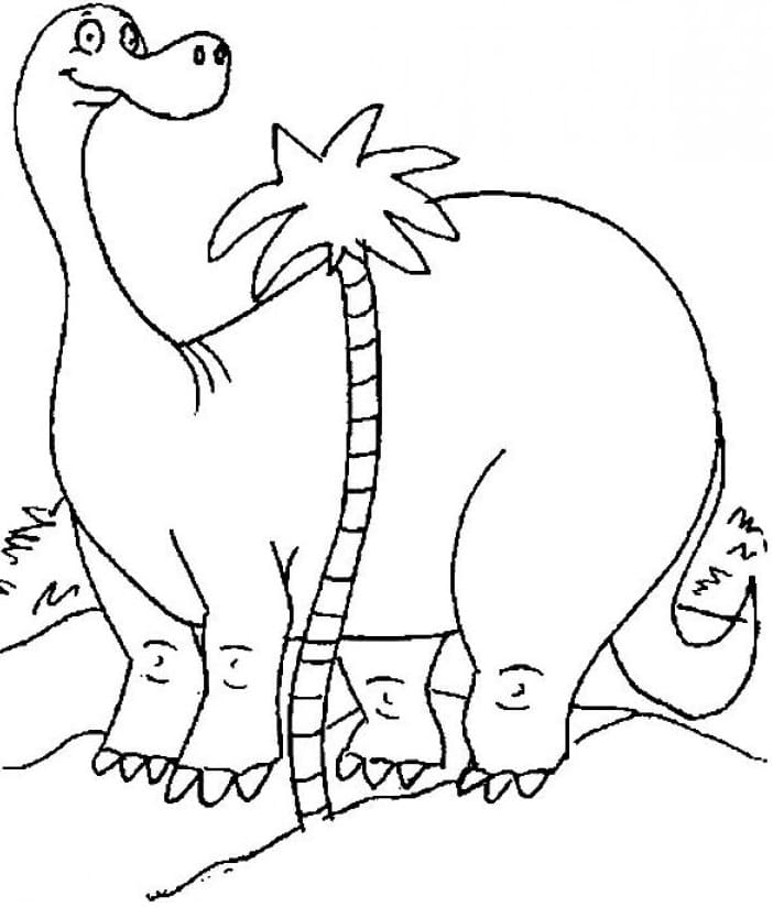 Free printable Diplodocus coloring page #212460 from Prehistoric Animals collection