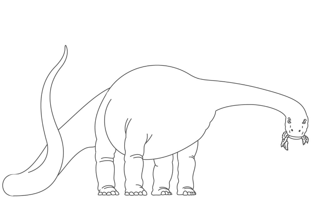 Free printable Diplodocus coloring page #212461 from Prehistoric Animals collection Free printable Diplodocus coloring page #212461 from Prehistoric Animals collection
