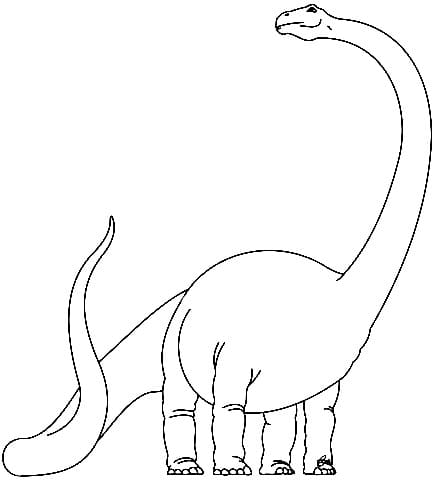 Free printable Diplodocus coloring page #212465 from Prehistoric Animals collection