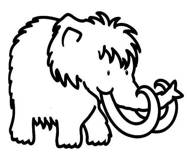 Free printable Mammoth coloring page #19174 from Prehistoric Animals collection Free printable Mammoth coloring page #19174 from Prehistoric Animals collection