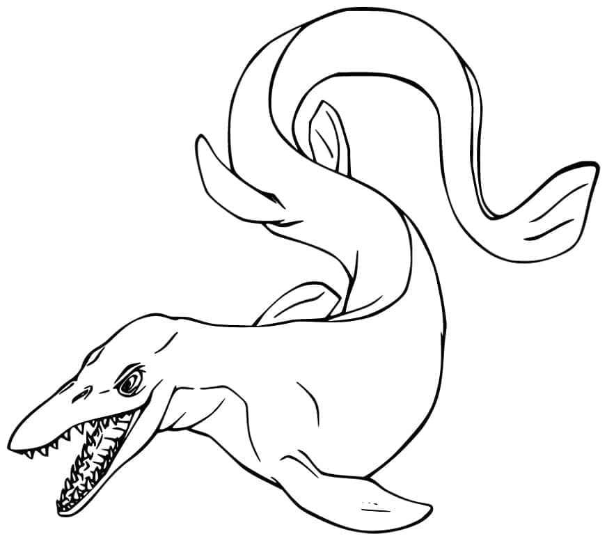 Free printable Mosasaurus coloring page #218376 from Prehistoric Animals collection Free printable Mosasaurus coloring page #218376 from Prehistoric Animals collection
